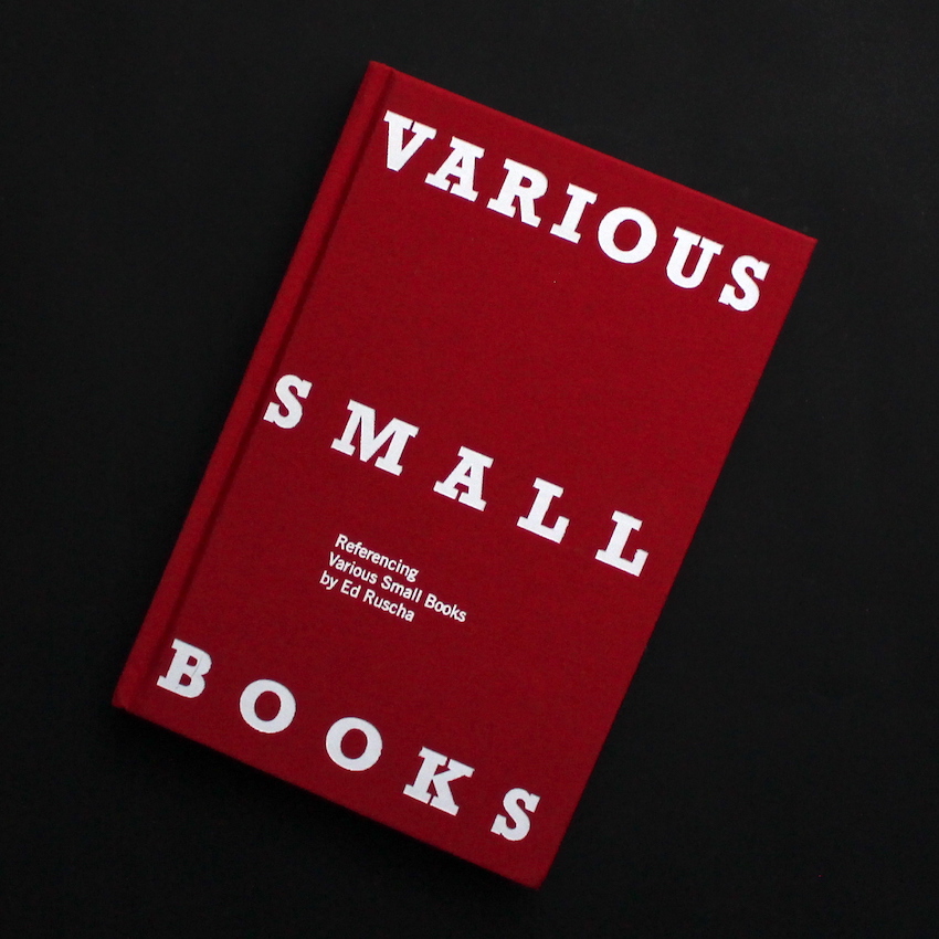 - / Various Small Books   Referencing Various Small Books by Ed Ruscha