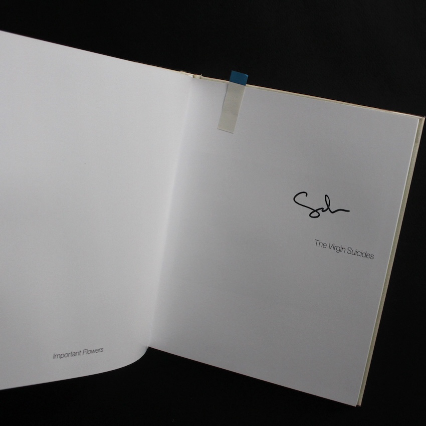 The Virgin Suicides（Signed） - ソフィア・コッポラ / Sofia Coppola