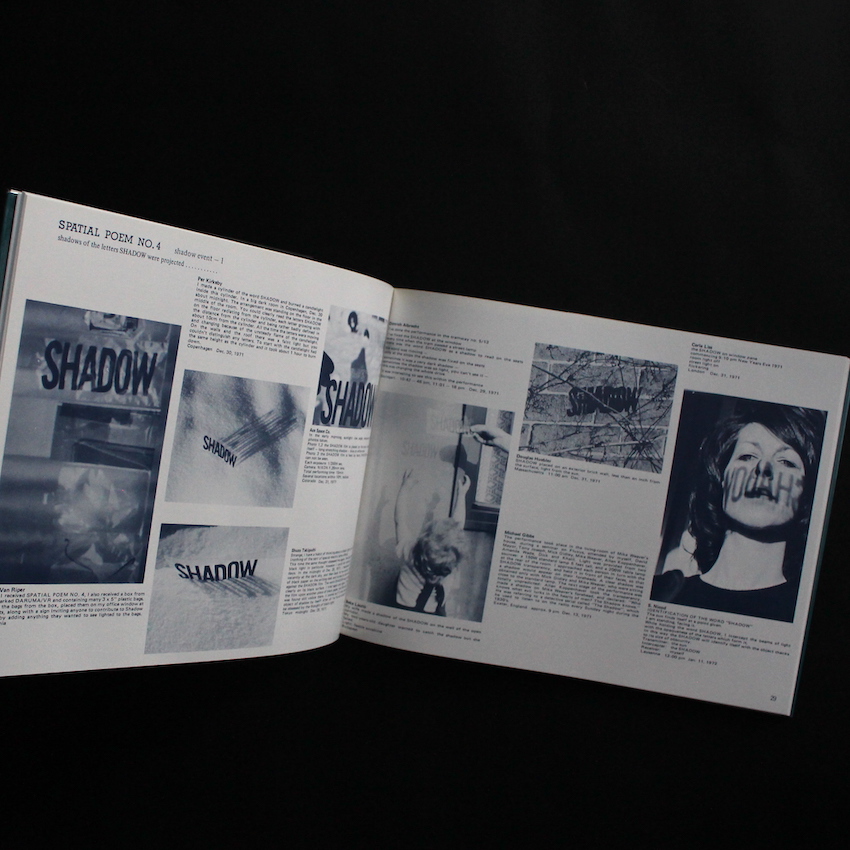 Spatial Poem（Signed） - 塩見 允枝子 / Mieko Shiomi